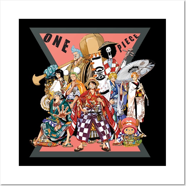 ONE PIECE T-SHIRT FUN T-SHIRT PO013 Wall Art by Huko